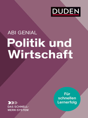 cover image of Abi genial Politik und Wirtschaft